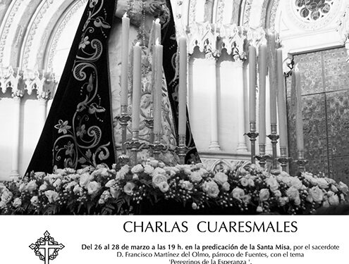 La V. H. de Ntra. Sra. de la Soledad (vulgo de ‘San Agustín’) celebra del 26 al 30 de marzo sus actos y Cultos cuaresmales