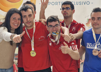 La consejera de Bienestar Social participa en la jornada de clausura del 29º Campeonato Regional de Natación de deporte inclusivo de Fecam