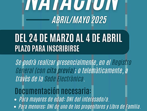 La inscripción al tercer trimestre de los cursos de natación de la piscina municipal de Tarancón estará abierta del 24 de marzo al 4 de abril