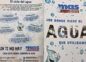 Mancomunidad de Aguas del Sorbe renueva sus folletos educativos con un diseño moderno pensado para pequeños y mayores Mancomunidad de Aguas del Sorbe renueva sus folletos educativos con un diseño moderno pensado para pequeños y mayores