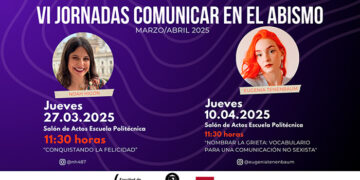 Noah Higón y Eugenia Tenenbaum abordan la divulgación en redes sociales en las VI Jornadas “Comunicar en el abismo”
