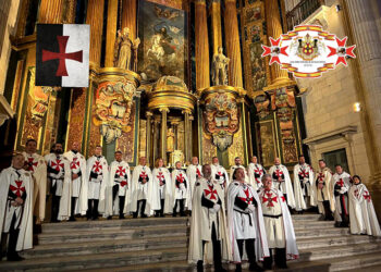 Ordenados nuevos Caballeros Templarios en el Monasterio de Uclés