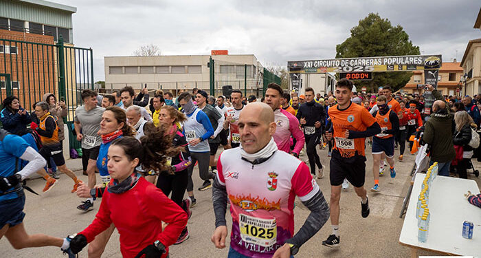 Sergio Algarra y María Jesús Algarra inauguran en Casasimarro los podios del XXI Circuito de Carreras Populares de Cuenca