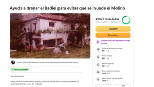 Una colecta desde Trijueque logra el dinero suficiente para drenar el Badiel y así evitar que se inunde el Molino