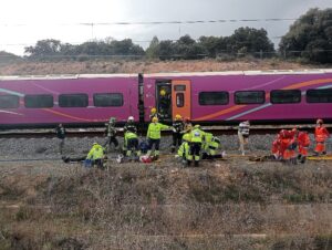 Adif realiza un simulacro de emergencia en la estación de Guadalajara Yebes