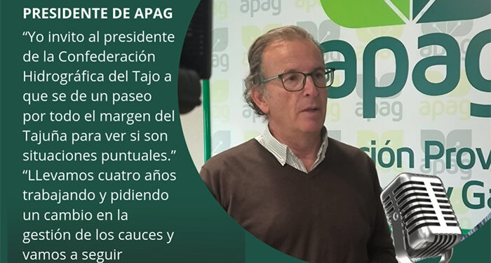 APAG sigue adelante con la reclamación de daños contra Confederación Hidrográfica del Tajo
