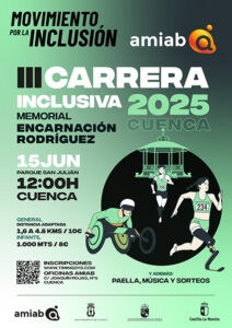 Abiertas las inscripciones para la III Carrera solidaria de amiab Cuenca, que será el 15 de junio