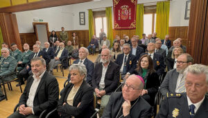 Autoridades civiles y militares conquenses acompañan a la Hermandad de Veteranos de las Fuerzas Armadas y Guardia Civil con motivo de la festividad de su patrón, San Hermenegildo