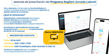 CEOE-Cepyme Guadalajara y Adapta System organizan unas jornadas informativas para presentar el programa de registro de la jornada laboral