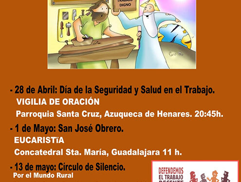 Cáritas Diocesana Sigüenza-Guadalajara se une a la exigencia de dignidad y futuro laboral para las personas jóvenes