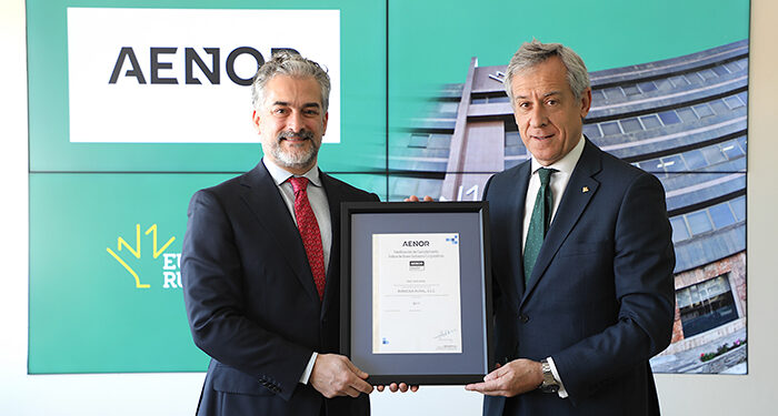 Compromiso y transparencia Eurocaja Rural recibe la certificación de Buen Gobierno Corporativo de AENOR con la máxima calificación (G++)