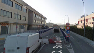 Cortado el túnel de la Calle Trafalgar por acumulación de agua