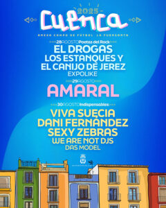 Dani Fernández, Amaral, Viva Suecia y El Drogas, entre los artistas que actuarán en Cuenca en San Julián 2025