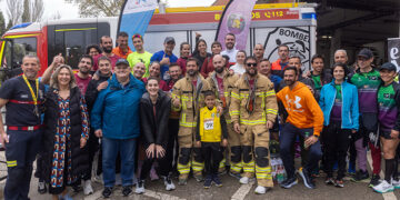 Deporte, camaradería, solidaridad e inclusión en la XXIII Carrera de los Bomberos de Guadalajara