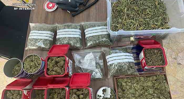 Dieron la alarma por el fuerte hedor de una vivienda en Brihuega y encontraron 1,8 kilos de marihuana 1 Dieron la alarma por el fuerte hedor de una vivienda en Brihuega y encontraron 1,8 kilos de marihuana