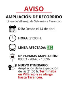 El Ayuntamiento de Tarancón valora la ampliación de servicios de autobús con Madrid