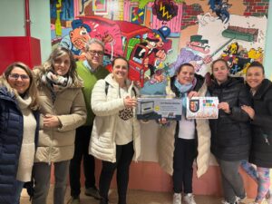 El CEIP Santa Ana de Cuenca colabora con un centro afectado por la DANA mediante una Fila 0