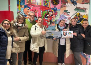 El CEIP Santa Ana de Cuenca colabora con un centro afectado por la DANA mediante una Fila 0