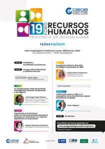 El foro de Recursos Humanos de Guadalajara celebra su 19ª edición el próximo 14 de mayo