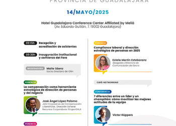 El foro de Recursos Humanos de Guadalajara celebra su 19ª edición el próximo 14 de mayo