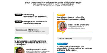 El foro de Recursos Humanos de Guadalajara celebra su 19ª edición el próximo 14 de mayo