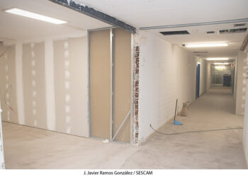 El inicio de las obras de conexión del Hospital de Guadalajara introduce modificaciones en el tránsito de personas entre la parte antigua y la ampliación 8 El inicio de las obras de conexión del Hospital de Guadalajara introduce modificaciones en el tránsito de personas entre la parte antigua y la ampliación