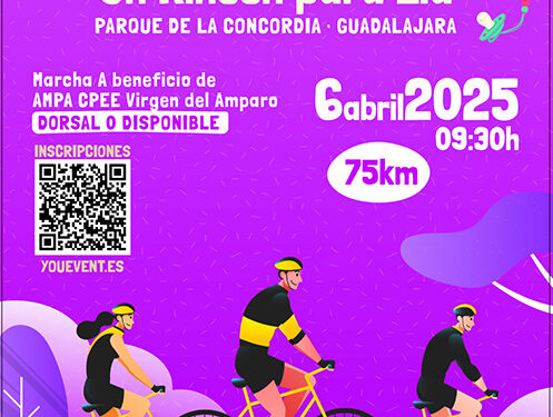 Este domingo se celebra la II Marcha Clicloturista de Guadalajara “Un Rincón para Lia" con 80 kilómetros de recorrido 1 Este domingo se celebra la II Marcha Clicloturista de Guadalajara “Un Rincón para Lia con 80 kilómetros de recorrido