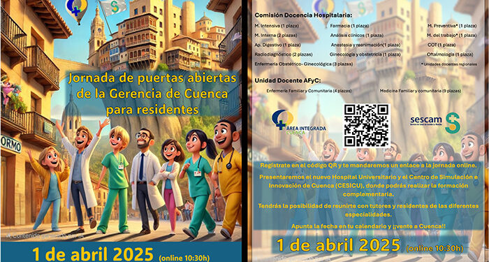 Éxito de la Jornada de Puertas Abiertas para los futuros residentes de la Gerencia del Área Integrada de Cuenca 1 Éxito de la Jornada de Puertas Abiertas para los futuros residentes de la Gerencia del Área Integrada de Cuenca