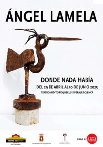 Exposición de Ángel Lamela en la sala de exposiciones del Teatro Auditorio de Cuenca