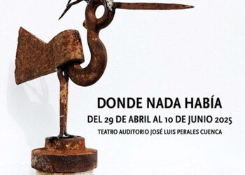 Exposición de Ángel Lamela en la sala de exposiciones del Teatro Auditorio de Cuenca