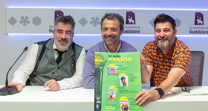 Guadalajara se pondrá de ‘buen humor’ los jueves, a partir del 8 de mayo, en el Teatro Moderno 1 Guadalajara se pondrá de ‘buen humor’ los jueves, a partir del 8 de mayo, en el Teatro Moderno