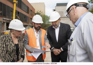 La Junta avanza en el crecimiento y capacidad del Hospital de Guadalajara con el nuevo edificio de conexión entre la parte antigua y la zona nueva