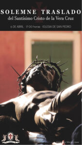La Vera Cruz celebra este domingo 6 de abril el Solemne Traslado de su Titular de San Pedro a la Catedral