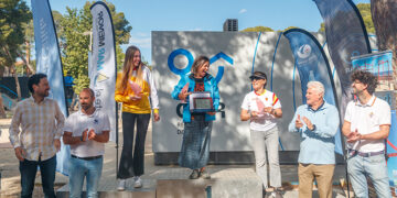 La alcarreña Pilar Prieto, campeona de España de Windsurfer