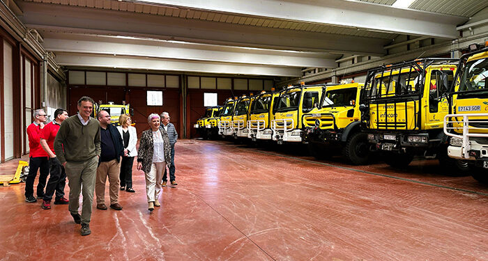 La delegada de la Junta en Guadalajara se interesa por las estrategias de prevención de incendios en el COP El Serranillo 1 La delegada de la Junta en Guadalajara se interesa por las estrategias de prevención de incendios en el COP 'El Serranillo'