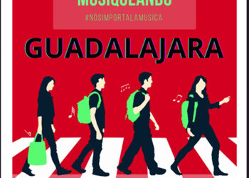 Los centros educativos de Guadalajara celebran Musiqueando 2025 con una gran cita musical en la Plaza de Santo Domingo