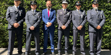 Medalla de plata a la permanencia para cuatro agentes de la Policía Local de Azuqueca