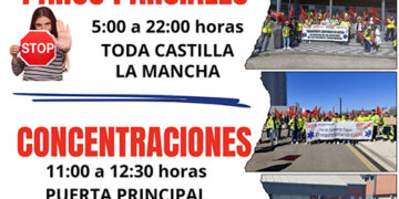 Nuevo paro parcial de los trabajadores del transporte sanitario de CLM el próximo 30 de abril