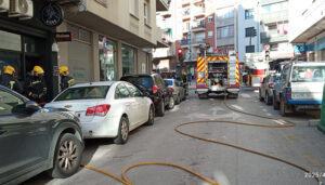 Susto por un incendio en la calle Dalmacio García Izcara de Cuenca
