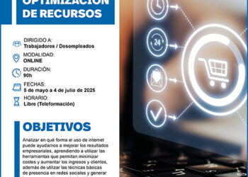 Últimas plazas para el curso gratuito de comercio en internet. Optimización de recursos de CEOE-Cepyme Guadalajara