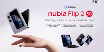 ZTE trae a España el nuevo smartphone plegable Nubia Flip 2 5g con innovadoras funciones y el mejor precio del mercado