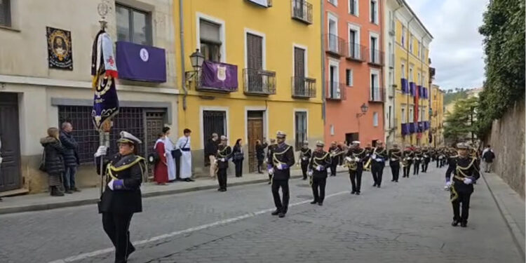Así ha sido este tiempo, en directo, de la procesión «En el Calvario» camino a la Plaza Mayor