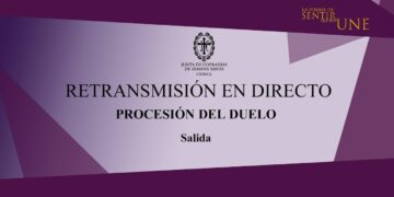 Así fue la salida de la procesión de «El Duelo».