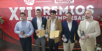 AJE Cuenca entrega sus premios a cinco jóvenes empresarios de la provincia