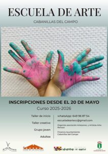 Abierta la inscripción para el curso 25-26 en las escuelas de Teatro, Fotografía y Arte de la Asociación “ArteRenace” de Cabanillas
