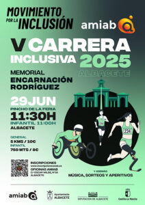 Abiertas las inscripciones para la V Carrera inclusiva de amiab Albacete ‘Memorial Encarnación Rodríguez’, que será el 29 de junio