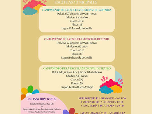 Abierto el plazo de preinscripción para los campamentos de verano de las Escuelas Municipales de Guadalajara
