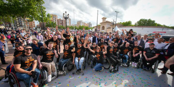 Albacete fue una fiesta por la celebración de la cuarta Copa de Europa del BSR amiab Albacete
