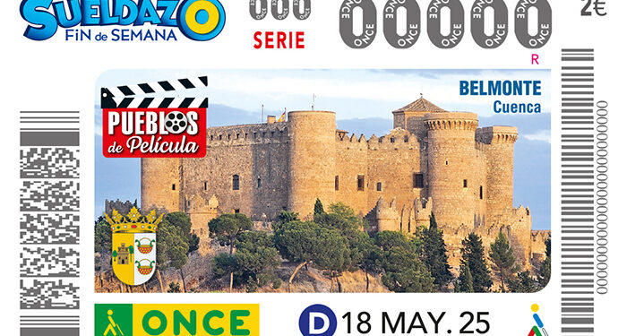 Belmonte, escenario de ‘El Cid’, protagoniza un cupón de la ONCE de la serie ‘Pueblos de película’ 1 Belmonte, escenario de ‘El Cid’, protagoniza un cupón de la ONCE de la serie ‘Pueblos de película’