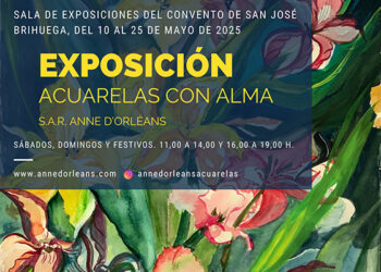 Brihuega acoge la exposición Acuarelas con alma de S.A.R. Anne d’Orléans